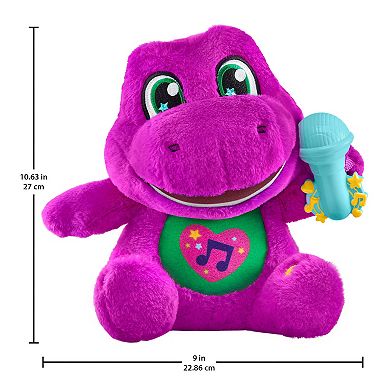 Fisher-Price Barney's World Sing Along Plush Toy with Songs and Sounds