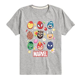 Boys 8-20 Marvel Group Easter Eggs Short Sleeve Graphic Tee
