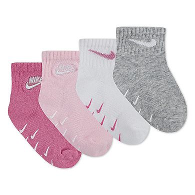 Baby & Toddler Nike 4-Pack Logo Gripper Socks