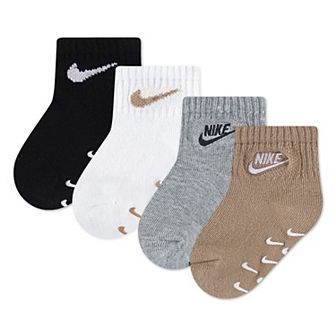 Baby & Toddler Nike 4-Pack Logo Gripper Socks