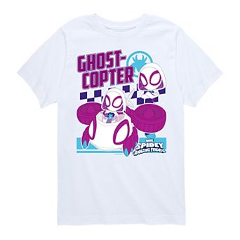 Boys 8-20 Marvel Spidey And His Amazing Friends Ghost-Copter Short Sleeve Graphic Tee
