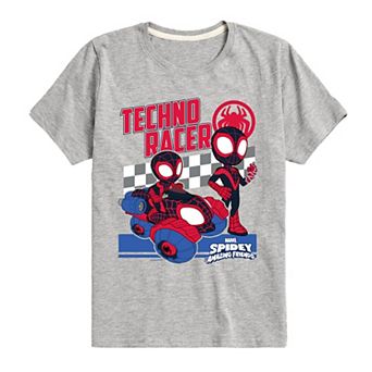 Boys 8-20 Marvel Spidey And His Amazing Friends Techno Racer Short Sleeve Graphic Tee