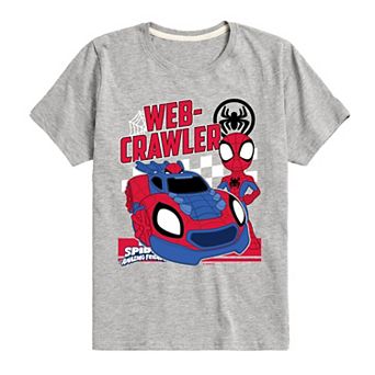 Boys 8-20 Marvel Spidey And His Amazing Friends Web Crawler Short Sleeve Graphic Tee