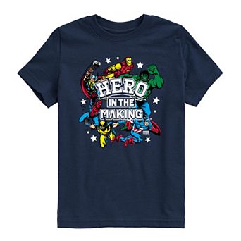 Boys 8-20 Marvel Hero In The Making Short Sleeve Graphic Tee