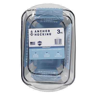 Anchor Hocking 3-Pc. Bakeware Set