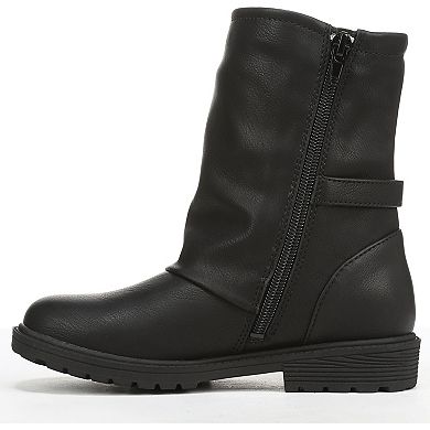 Blowfish Malibu Rylee-K Girls' Faux Leather Zip Tall Boots