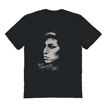 Men's Amy Winehouse Black Graphic Tee