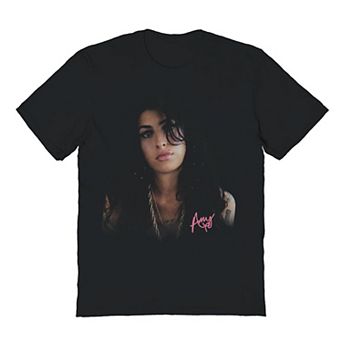 Men's Amy Winehouse Portrait Graphic Tee