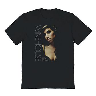 Men's Amy Winehouse Back To Black Graphic Tee
