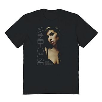 Men's Amy Winehouse Back To Black Graphic Tee
