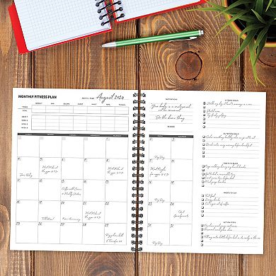 Fitness Undated Monthly Planner / Workout Tracker