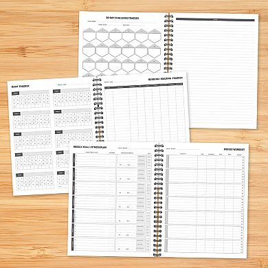 Fitness Undated Monthly Planner / Workout Tracker