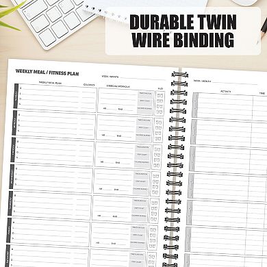 Fitness Undated Monthly Planner / Workout Tracker