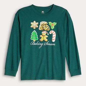 Juniors' Plus Size SO® Long Sleeve Oversized Graphic Tee