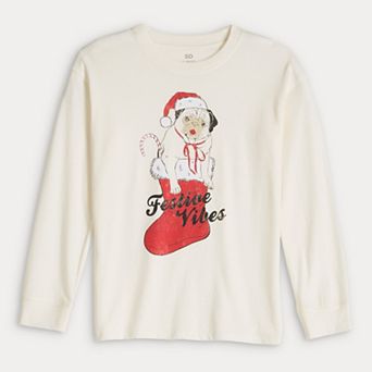 Juniors' Plus Size SO® Long Sleeve Oversized Graphic Tee