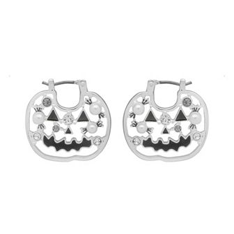 LC Lauren Conrad Jack-O-Lantern Hoop Earrings