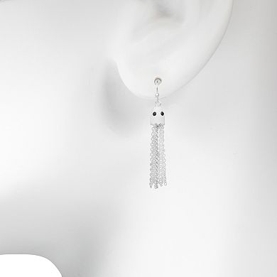 LC Lauren Conrad Ghost Linear Chain Drop Earrings
