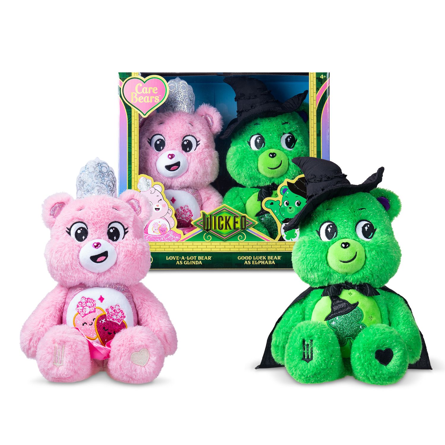 Детские мягкие игрушки Care Bears 2 pc Wicked Boxed Plush Toys Set