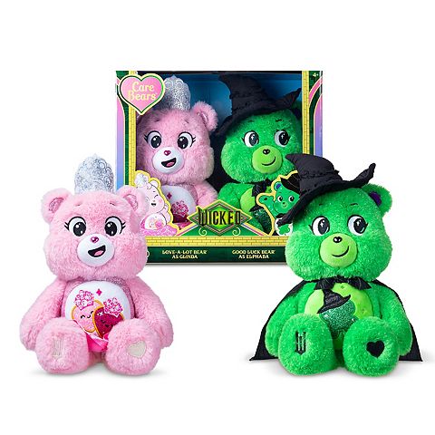 Детские мягкие игрушки Care Bears 2 pc Wicked Boxed Plush Toys Set