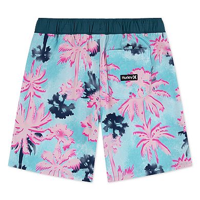 Boys 8-20 Hurley Palm Tree Print Swim Trunks