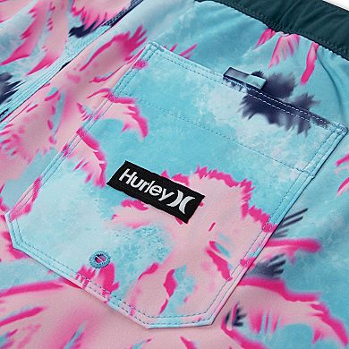 Boys 8-20 Hurley Palm Tree Print Swim Trunks