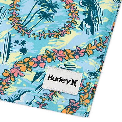 Boys 4-20 Hurley Doodle Lei Hawaiian Print Swim Trunks