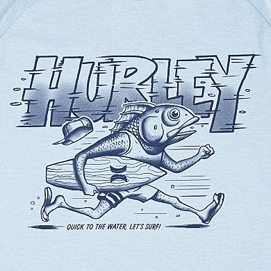 Boys 8-20 Hurley Surfer Fish Run H2O-Dri UPF Short Sleeve T-shirt