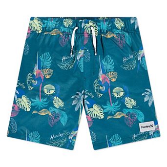 Boys 8-20 Hurley Tropical Print Swim Trunks