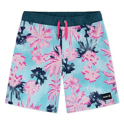 Boys 8-20 Hurley Tropical Print Swim Trunks