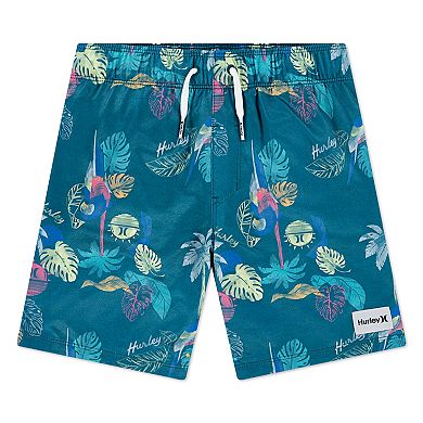 Boys 8-20 Hurley Tropical Print Swim Trunks
