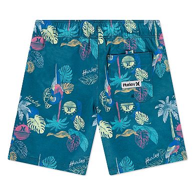 Boys 8-20 Hurley Tropical Print Swim Trunks