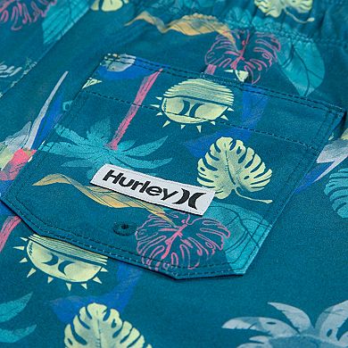 Boys 8-20 Hurley Tropical Print Swim Trunks