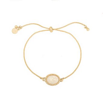 LC Lauren Conrad Simulated Opal Pull Tie Bracelet