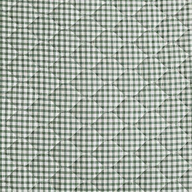 Laura Ashley Gracies Gingham Quilt Set