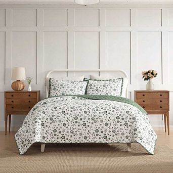 Laura Ashley Miranda Floral Quilt Set