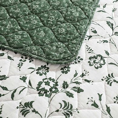 Laura Ashley Miranda Floral Quilt Set