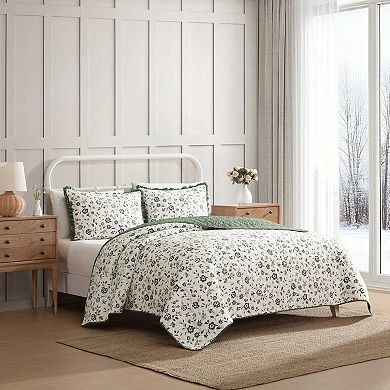 Laura Ashley Miranda Floral Quilt Set