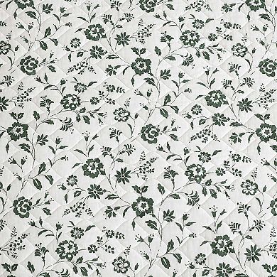 Laura Ashley Miranda Floral Quilt Set