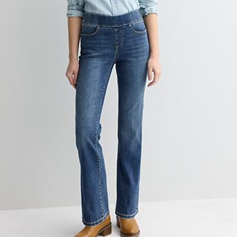 Juniors' Apt. 9® Tummy Control Pull-On Bootcut Jeans