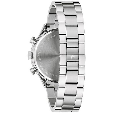 Bulova Men's Classic Stainless Steel 6-Hand Chronograph Bracelet Watch - 96A321