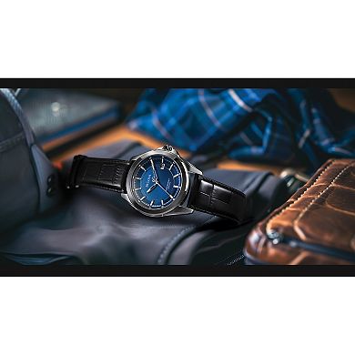 Bulova Precisionist Men's Stainless Steel Leather Strap Watch