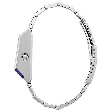 Bulova Archive Series Mens Stainless Steel LED Display Bracelet Watch