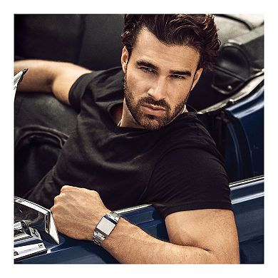 Bulova Archive Series Mens Stainless Steel LED Display Bracelet Watch