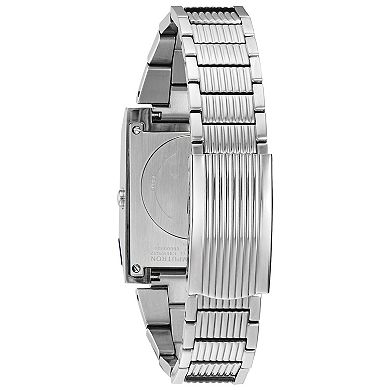 Bulova Archive Series Mens Stainless Steel LED Display Bracelet Watch