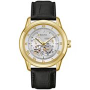Bulova Men's Dress Leather Watch - 96B104