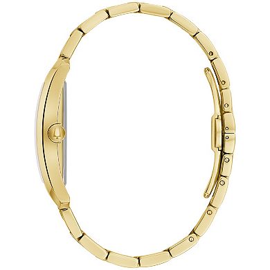 Bulova Mens Rectangular Diamond Accent Bracelet Watch