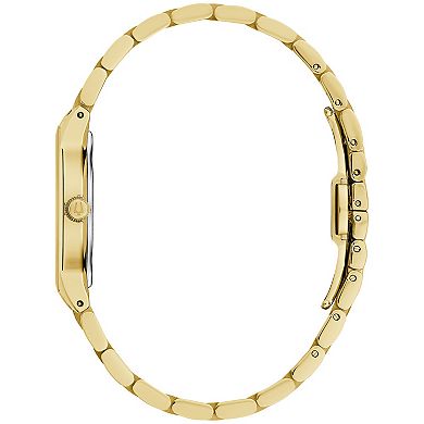 Bulova Women's Goldtone Stainless Steel Diamond Accent Bracelet Watch