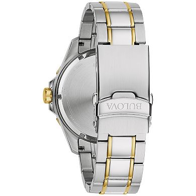 Bulova Marine Star Men's Two-Tone Stainless Steel Bracelet Watch
