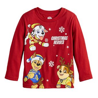Baby & Toddler Jumping Beans® Paw Patrol Christmas Heroes Long Sleeve Tee
