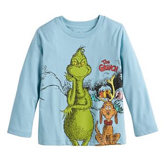 Baby & Toddler Boy Jumping Beans® Dr. Seuss The Grinch & Max Graphic Long Sleeve Tee